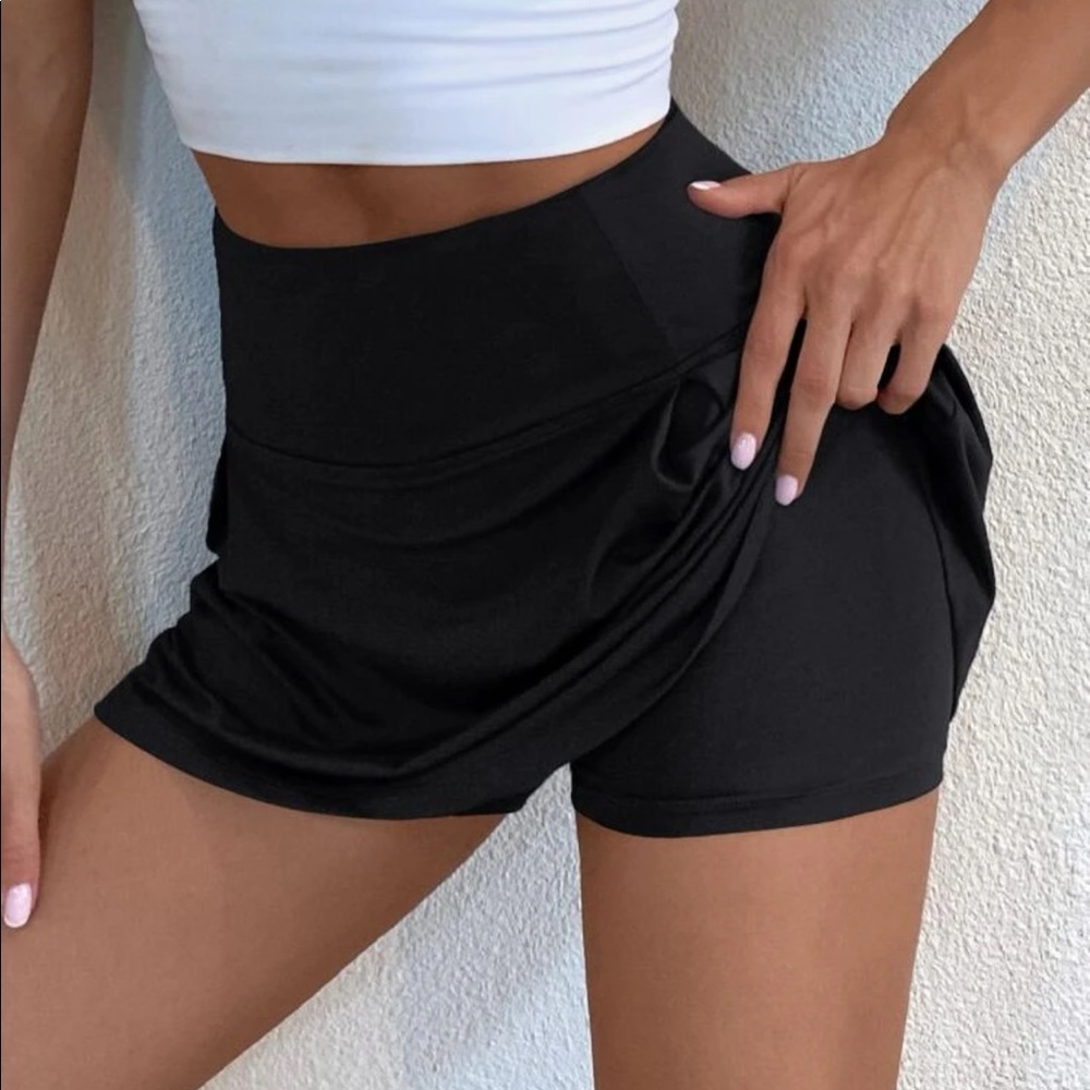 SHEIN wide waistband sports skort